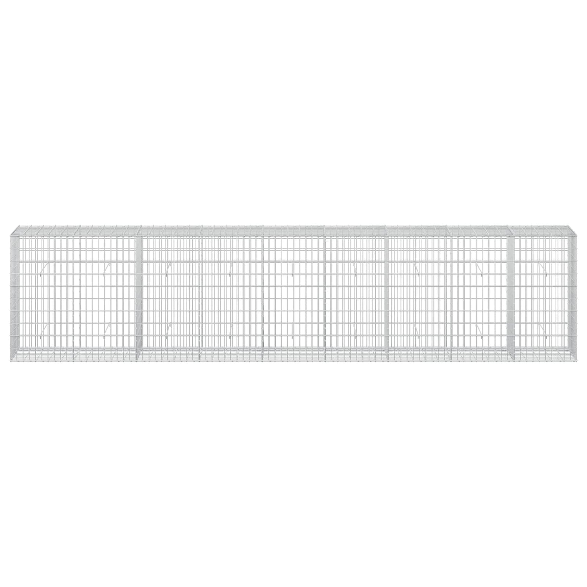 Gabion with 5 mm Wire and 5x10 cm Mesh 450x50x100 cm