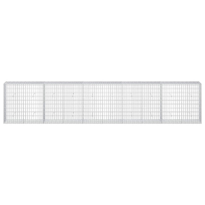 Gabion with 5 mm Wire and 5x10 cm Mesh 500x50x100 cm