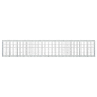 Gabion with 5 mm Wire and 5x10 cm Mesh 600x50x100 cm
