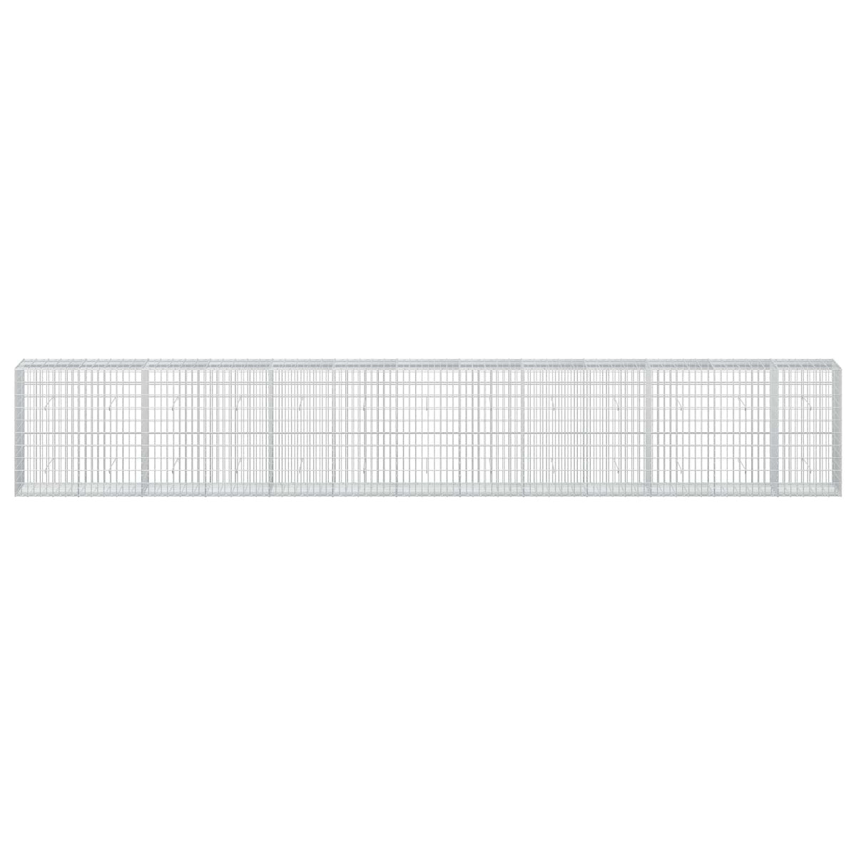 Gabion with 5 mm Wire and 5x10 cm Mesh 650x50x100 cm