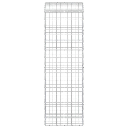 Gabion with 5 mm Wire and 5x10 cm Mesh 50x50x150 cm