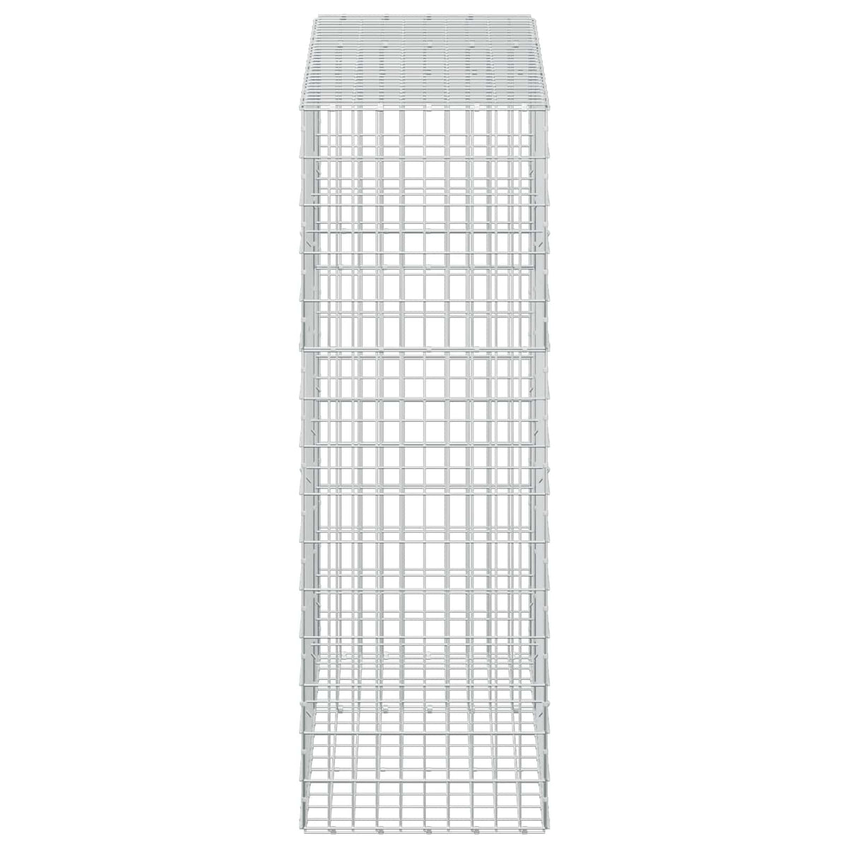 Gabion with 5 mm Wire and 5x10 cm Mesh 150x50x150 cm