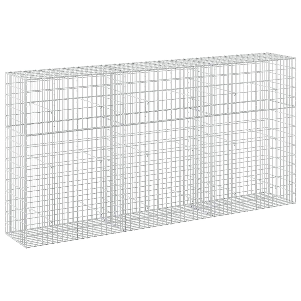 Gabion with 5 mm Wire and 5x10 cm Mesh 300x50x150 cm
