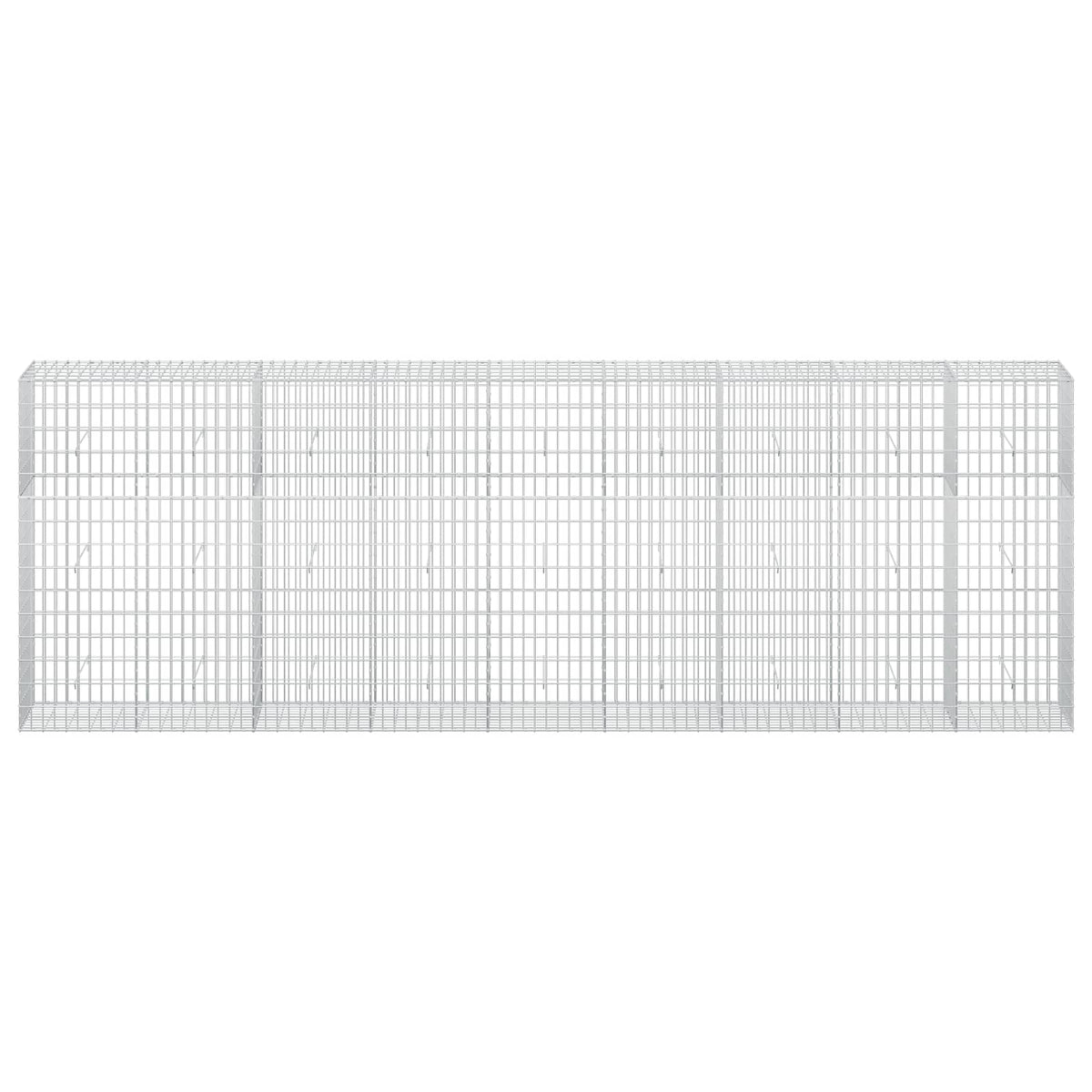 Gabion with 5 mm Wire and 5x10 cm Mesh 450x50x150 cm