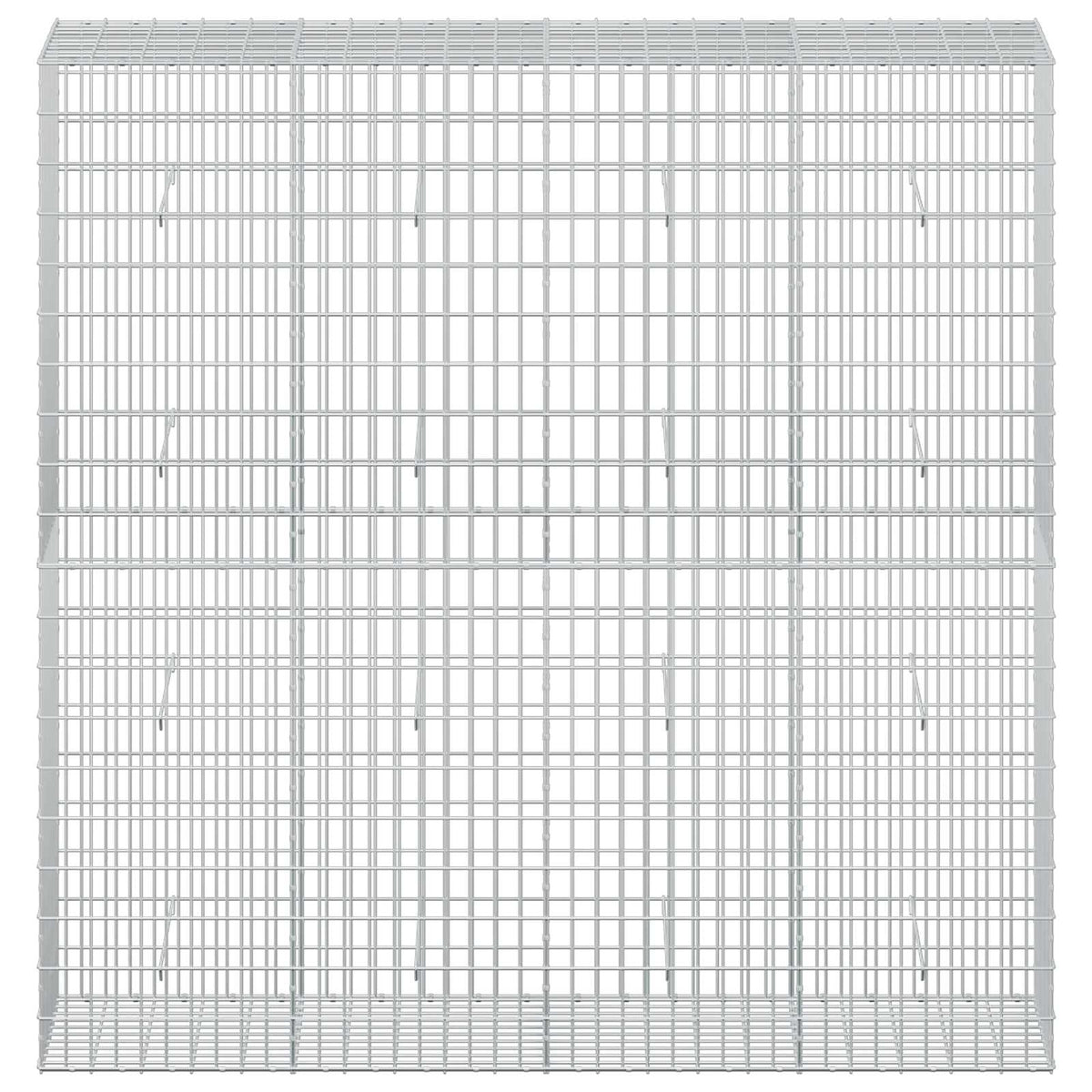 Gabion with 5 mm Wire and 5x10 cm Mesh 200x50x200 cm
