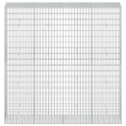 Gabion with 5 mm Wire and 5x10 cm Mesh 200x50x200 cm