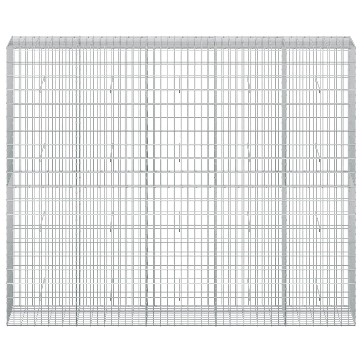 Gabion with 5 mm Wire and 5x10 cm Mesh 250x50x200 cm