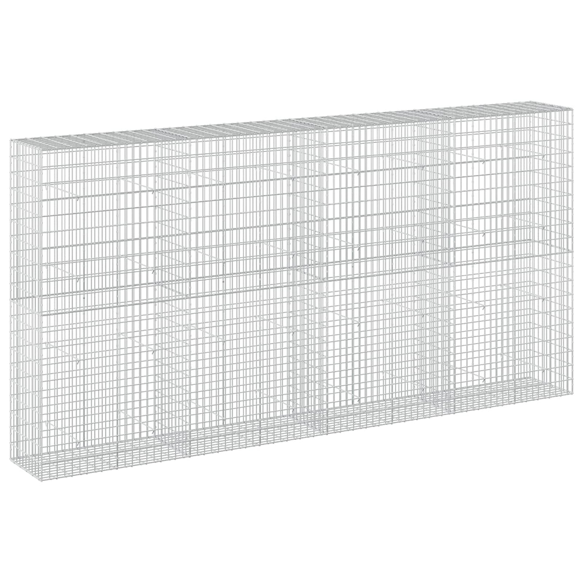 Gabion with 5 mm Wire and 5x10 cm Mesh 400x50x200 cm