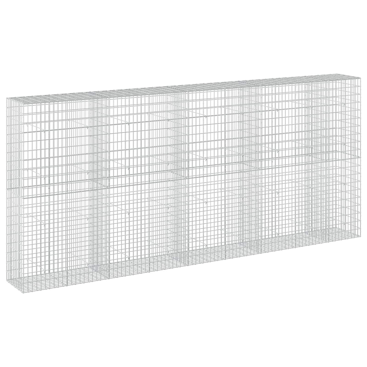 Gabion with 5 mm Wire and 5x10 cm Mesh 450x50x200 cm