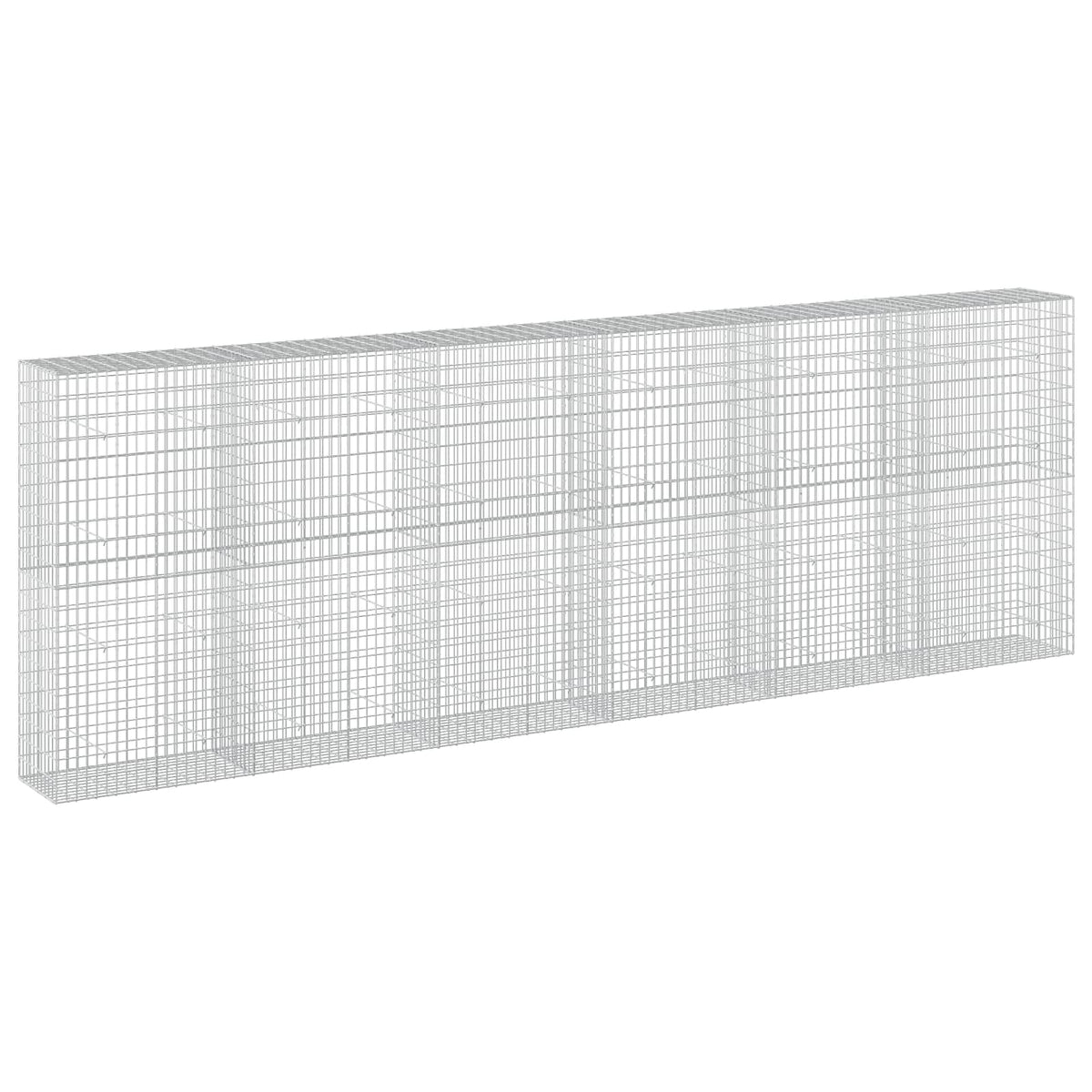 Gabion with 5 mm Wire and 5x10 cm Mesh 600x50x200 cm