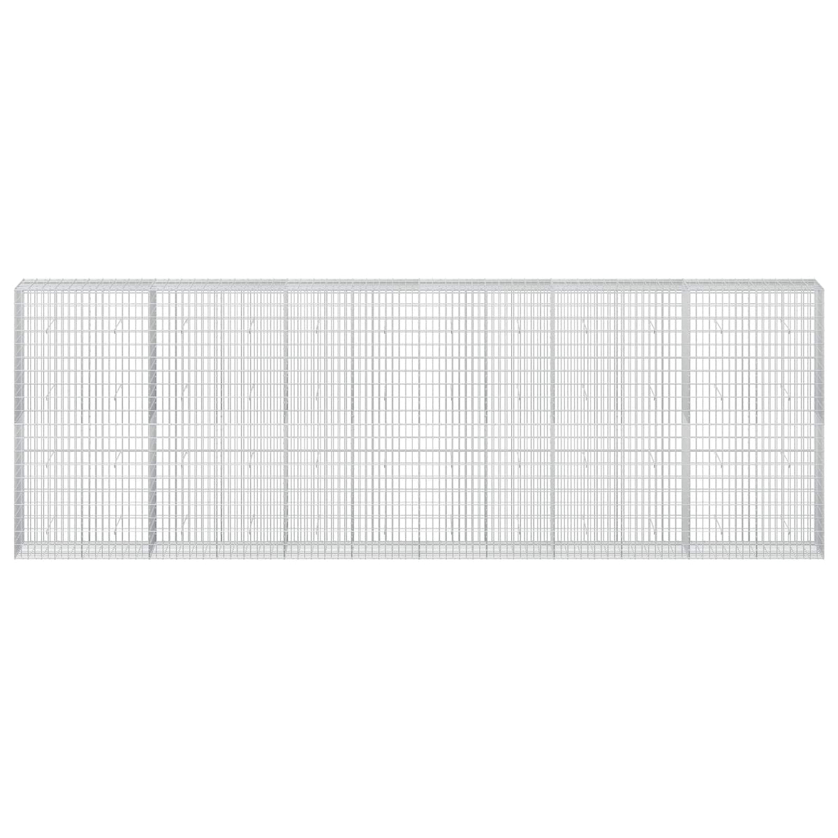 Gabion with 5 mm Wire and 5x10 cm Mesh 600x50x200 cm