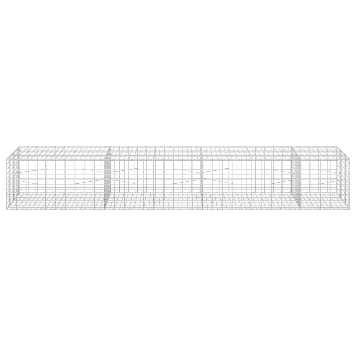 Gabion with 5 mm Wire and 5x10 cm Mesh 350x100x50 cm
