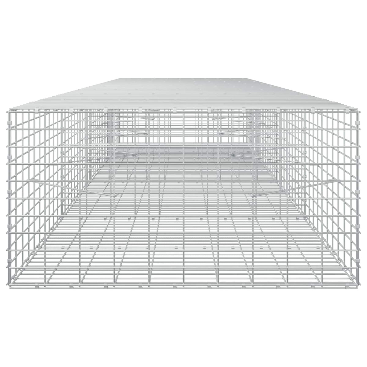 Gabion with 5 mm Wire and 5x10 cm Mesh 400x100x50 cm