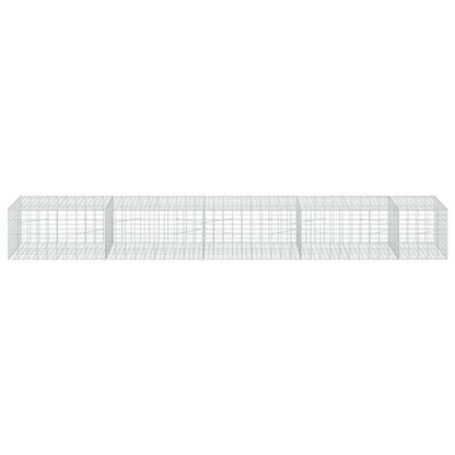 Gabion with 5 mm Wire and 5x10 cm Mesh 450x100x50 cm