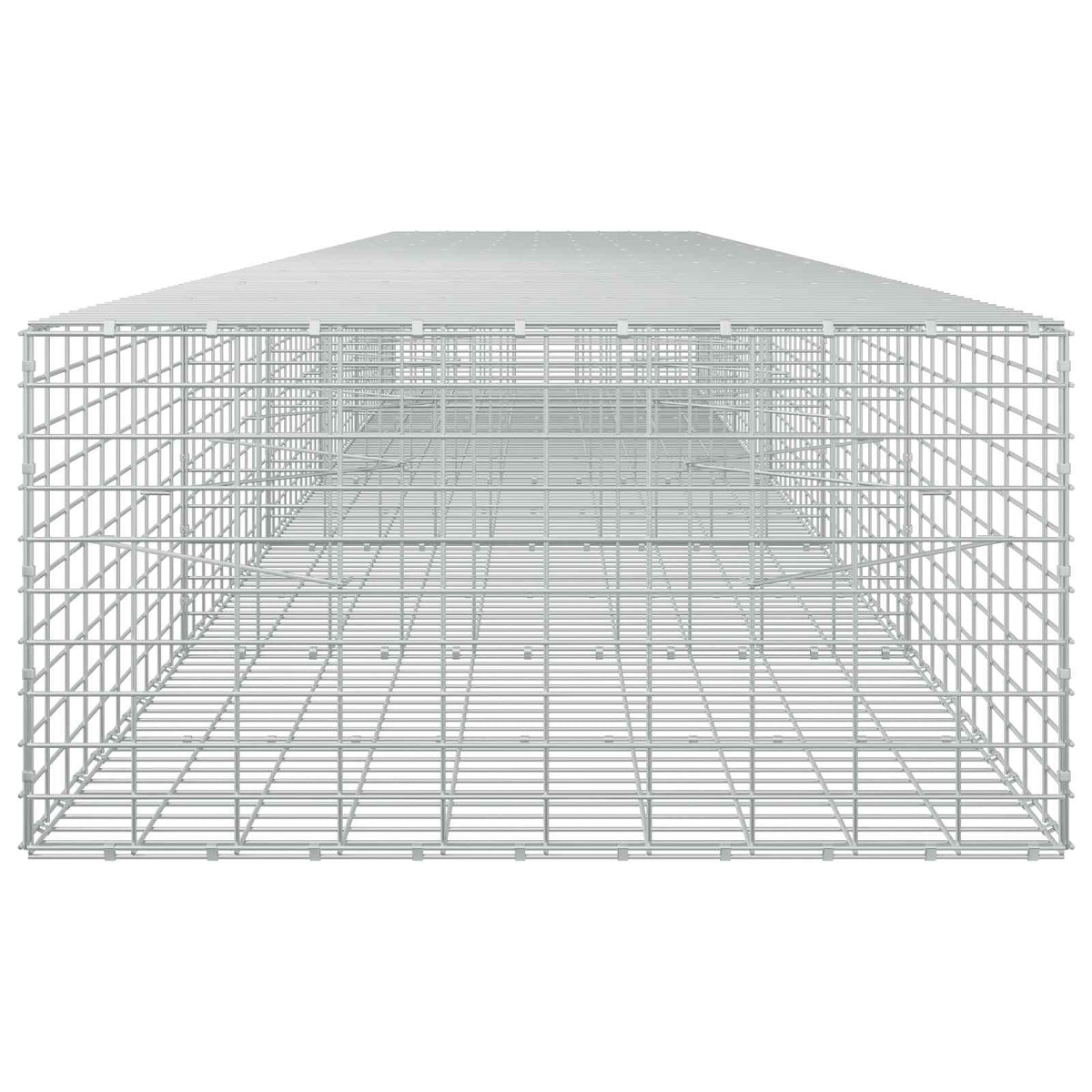 Gabion with 5 mm Wire and 5x10 cm Mesh 550x100x50 cm