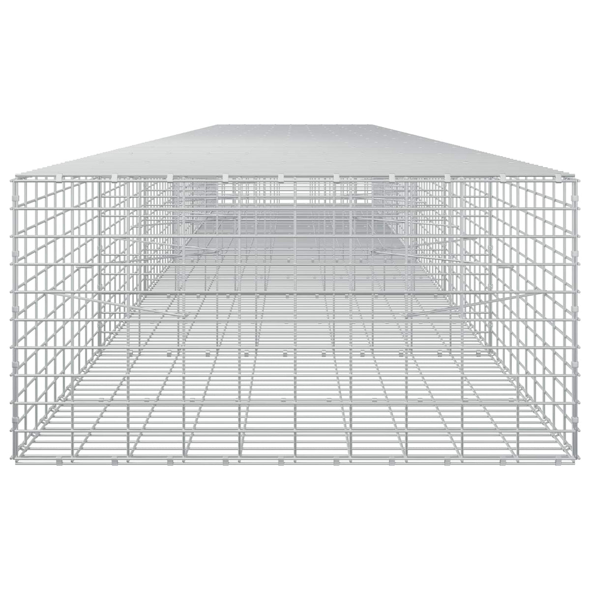 Gabion with 5 mm Wire and 5x10 cm Mesh 600x100x50 cm