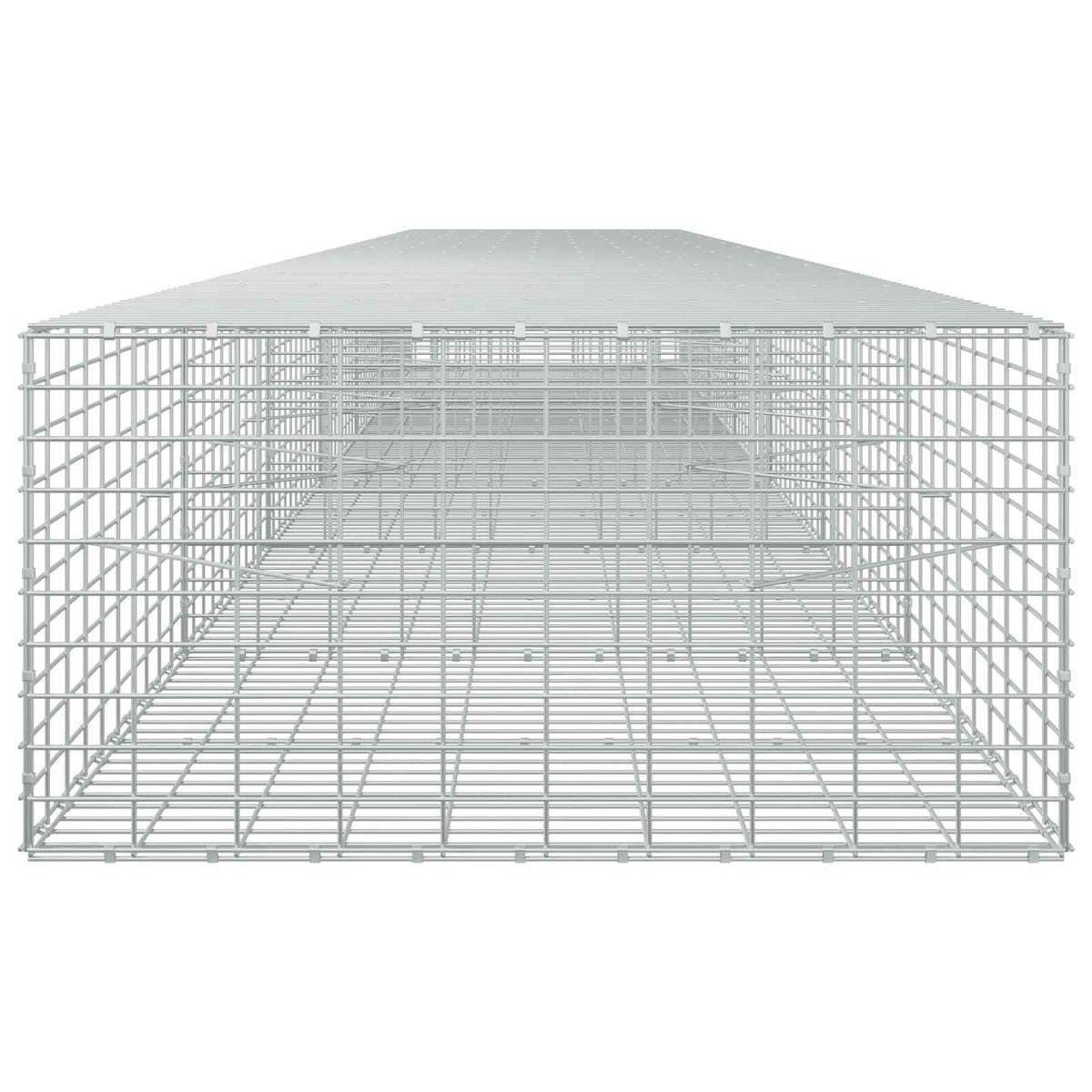 Gabion with 5 mm Wire and 5x10 cm Mesh 650x100x50 cm