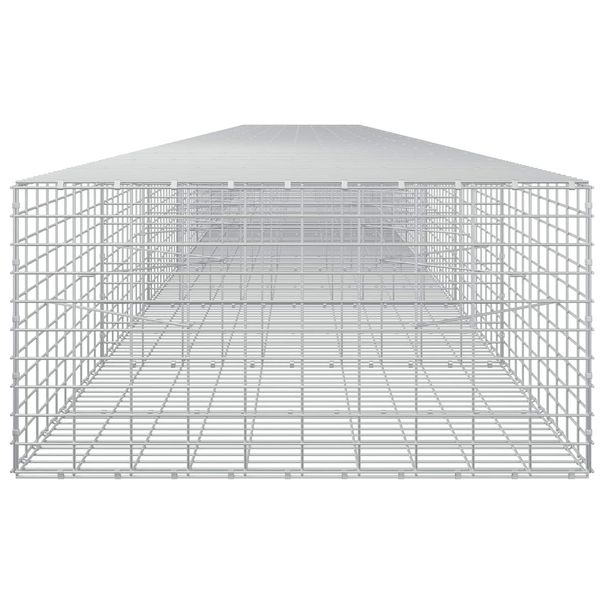 Gabion with 5 mm Wire and 5x10 cm Mesh 900x100x50 cm