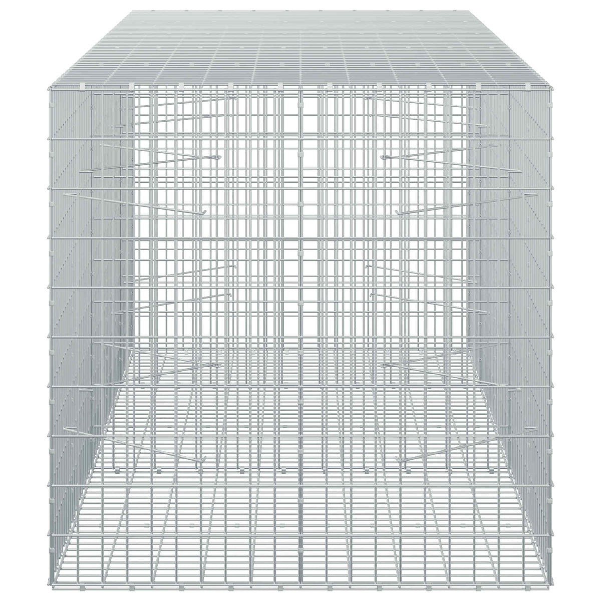 Gabion with 5 mm Wire and 5x10 cm Mesh 250x100x100 cm
