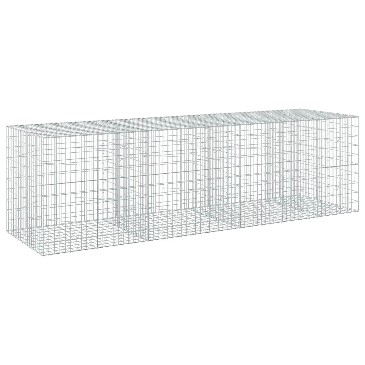 Gabion with 5 mm Wire and 5x10 cm Mesh 350x100x100 cm