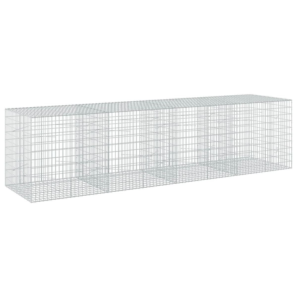 Gabion with 5 mm Wire and 5x10 cm Mesh 400x100x100 cm