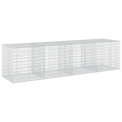 Gabion with 5 mm Wire and 5x10 cm Mesh 400x100x100 cm