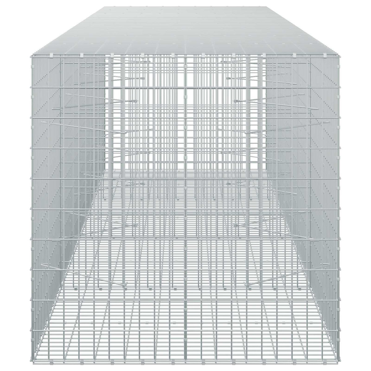 Gabion with 5 mm Wire and 5x10 cm Mesh 400x100x100 cm