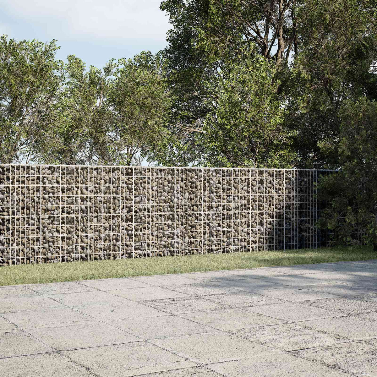 Gabion with 5 mm Wire and 5x10 cm Mesh 550x100x100 cm