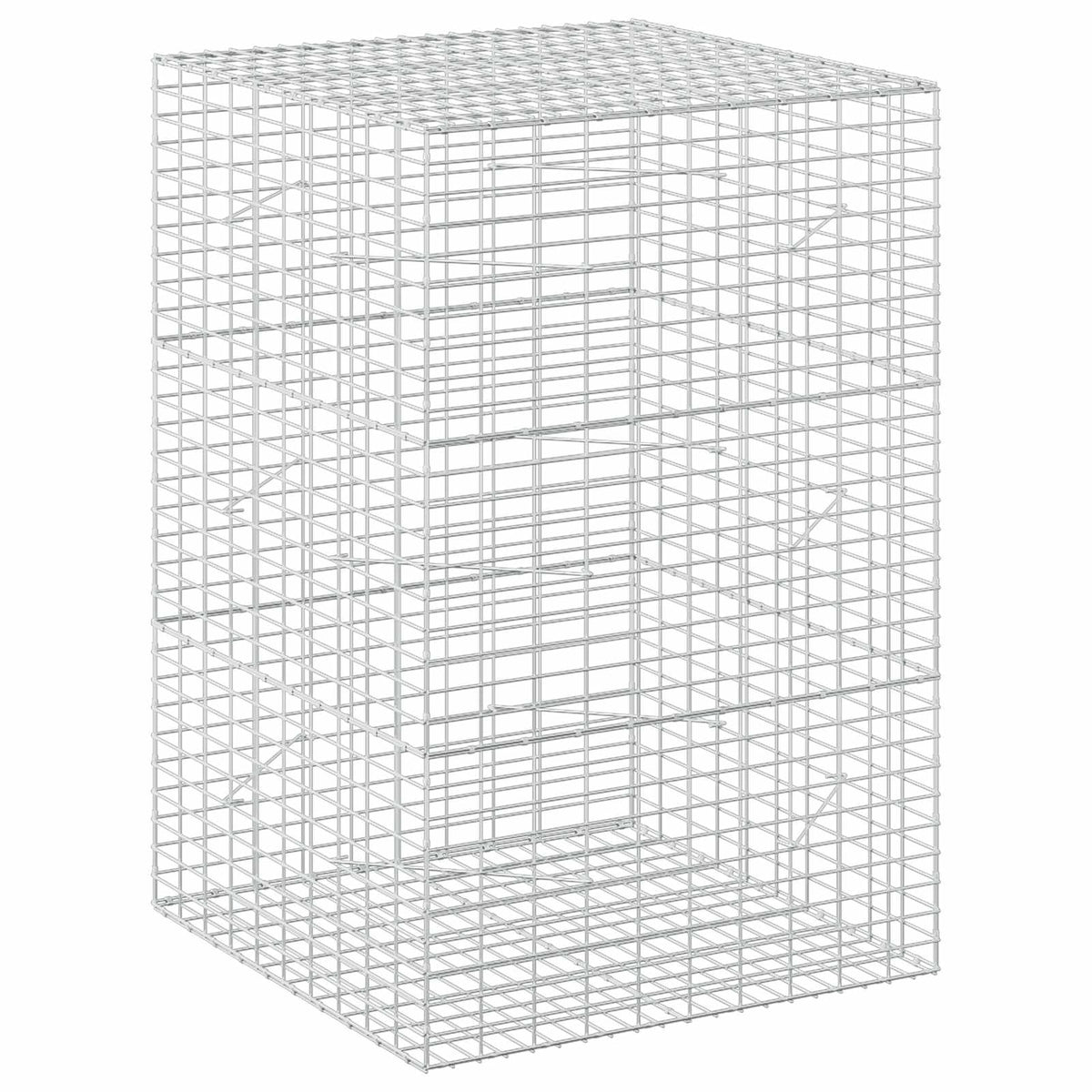 Gabion with 5 mm Wire and 5x10 cm Mesh 100x100x150 cm