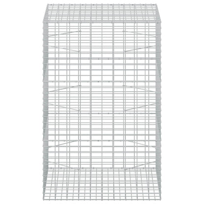 Gabion with 5 mm Wire and 5x10 cm Mesh 100x100x150 cm