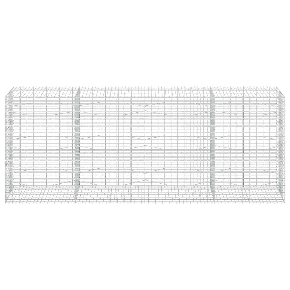 Gabion with 5 mm Wire and 5x10 cm Mesh 400x100x150 cm