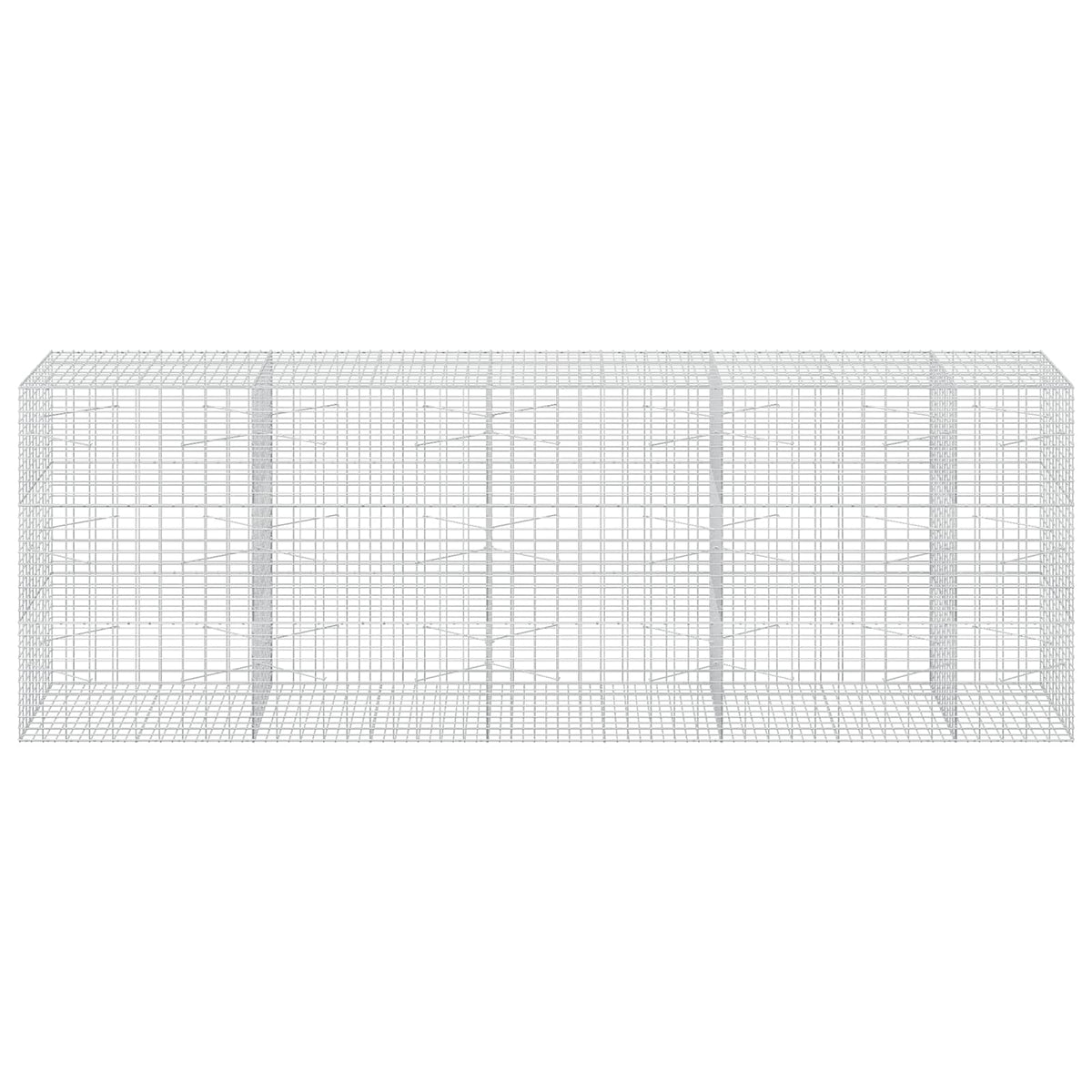 Gabion with 5 mm Wire and 5x10 cm Mesh 450x100x150 cm