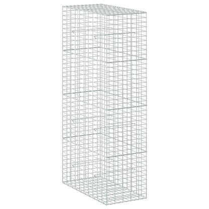 Gabion with 5 mm Wire and 5x10 cm Mesh 50x100x200 cm