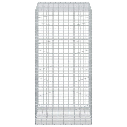 Gabion with 5 mm Wire and 5x10 cm Mesh 100x100x200 cm