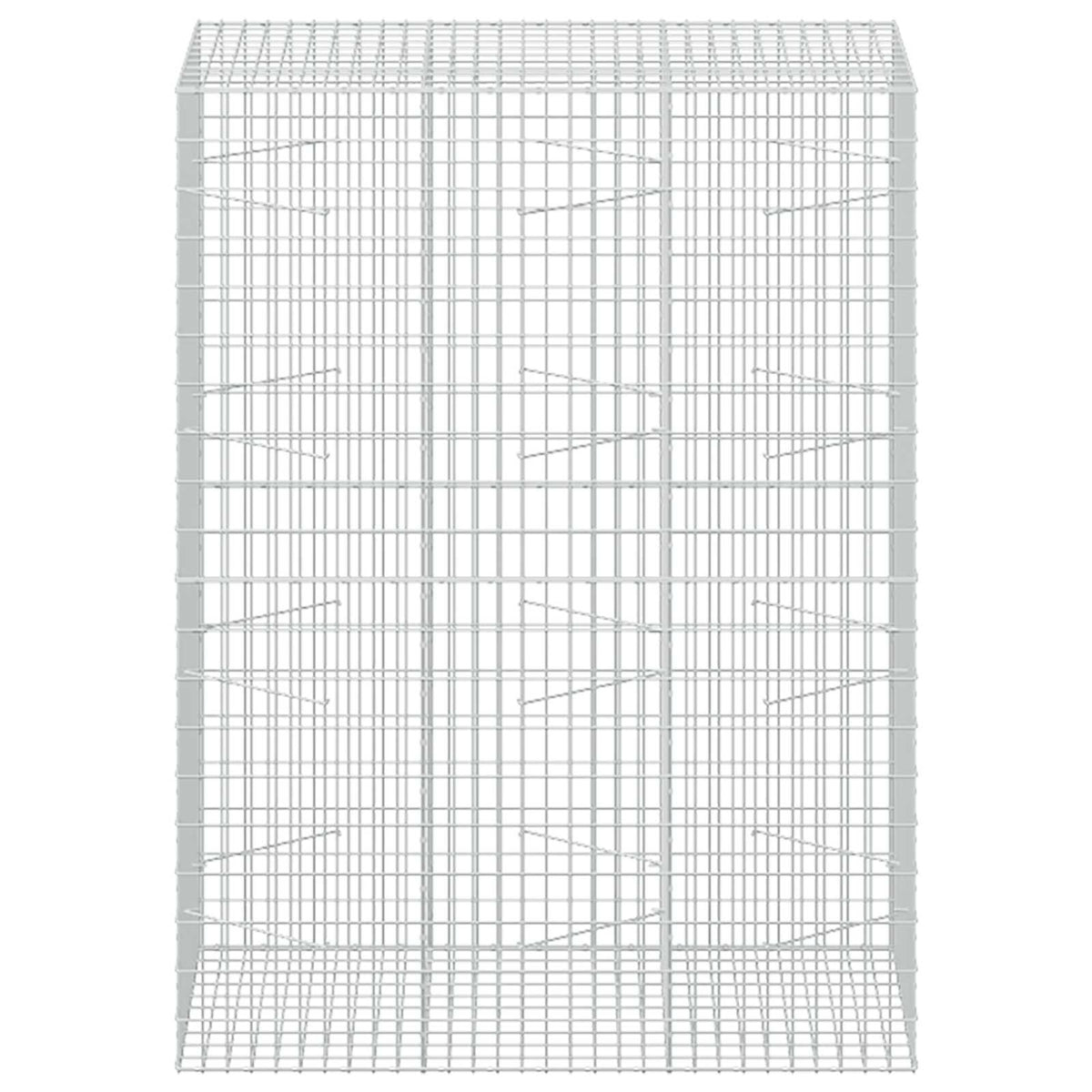 Gabion with 5 mm Wire and 5x10 cm Mesh 150x100x200 cm