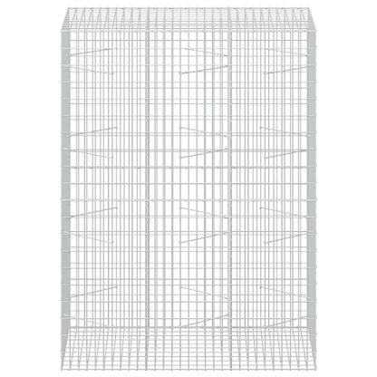 Gabion with 5 mm Wire and 5x10 cm Mesh 150x100x200 cm