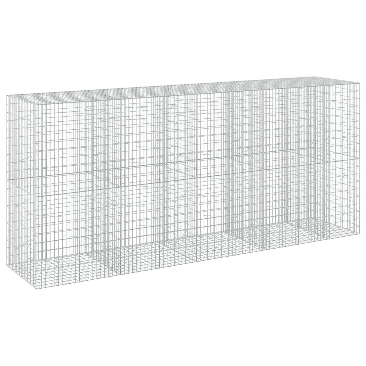 Gabion with 5 mm Wire and 5x10 cm Mesh 450x100x200 cm