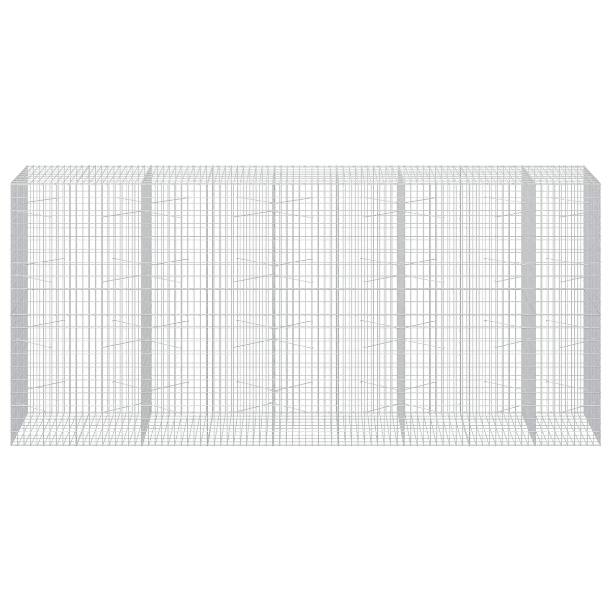 Gabion with 5 mm Wire and 5x10 cm Mesh 450x100x200 cm