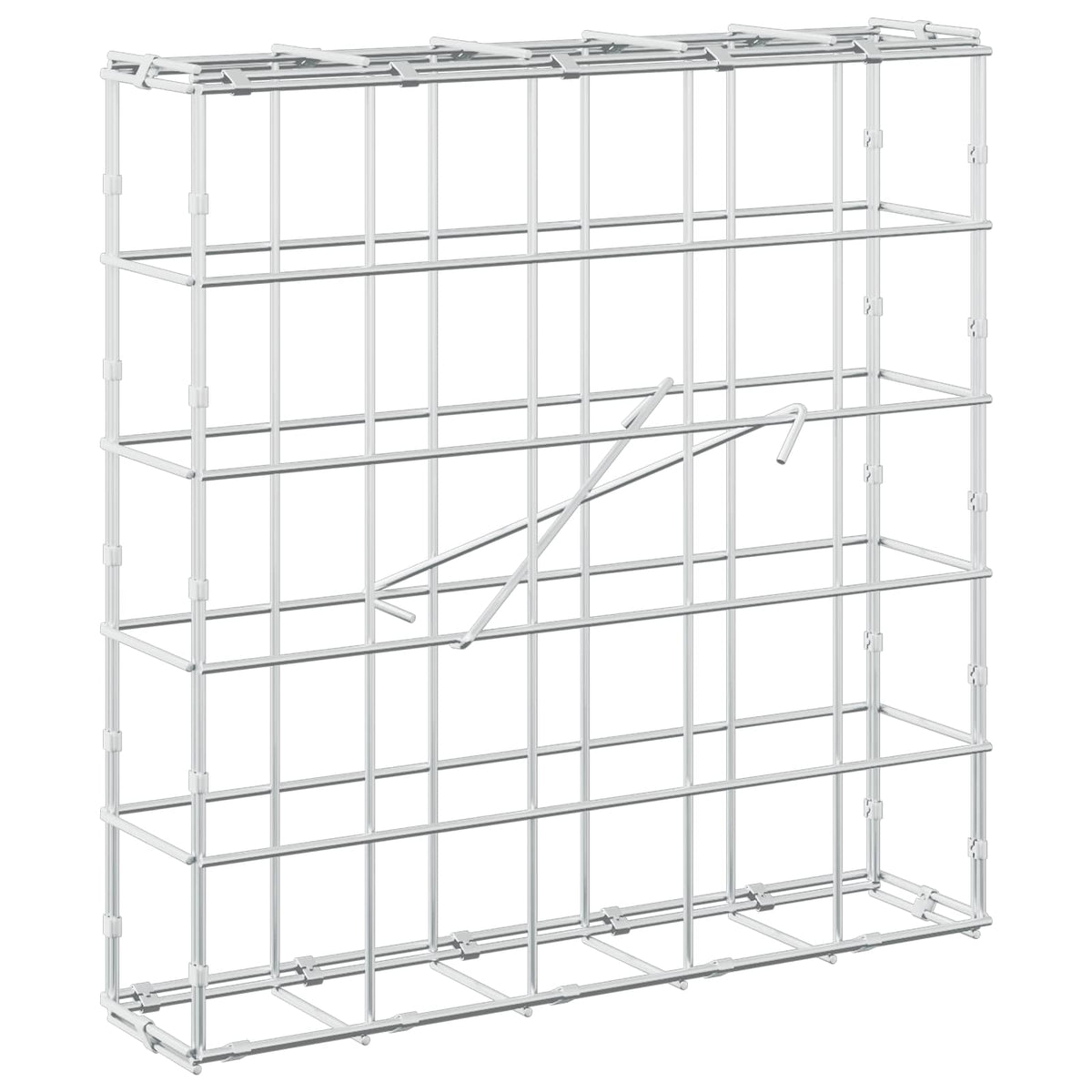 Gabion with 5 mm Wire and 10x10 cm Mesh 50x10x50 cm