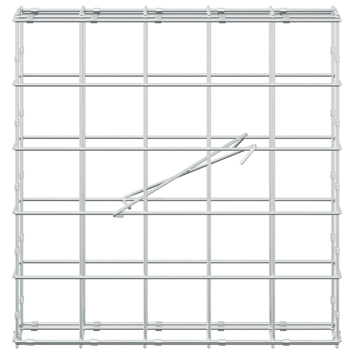 Gabion with 5 mm Wire and 10x10 cm Mesh 50x10x50 cm