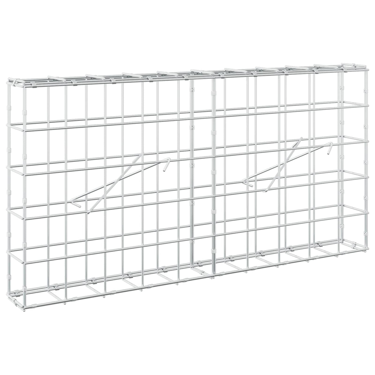 Gabion with 5 mm Wire and 10x10 cm Mesh 100x10x50 cm