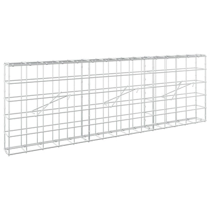 Gabion with 5 mm Wire and 10x10 cm Mesh 150x10x50 cm
