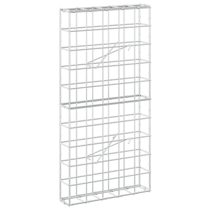 Gabion with 5 mm Wire and 10x10 cm Mesh 50x10x100 cm
