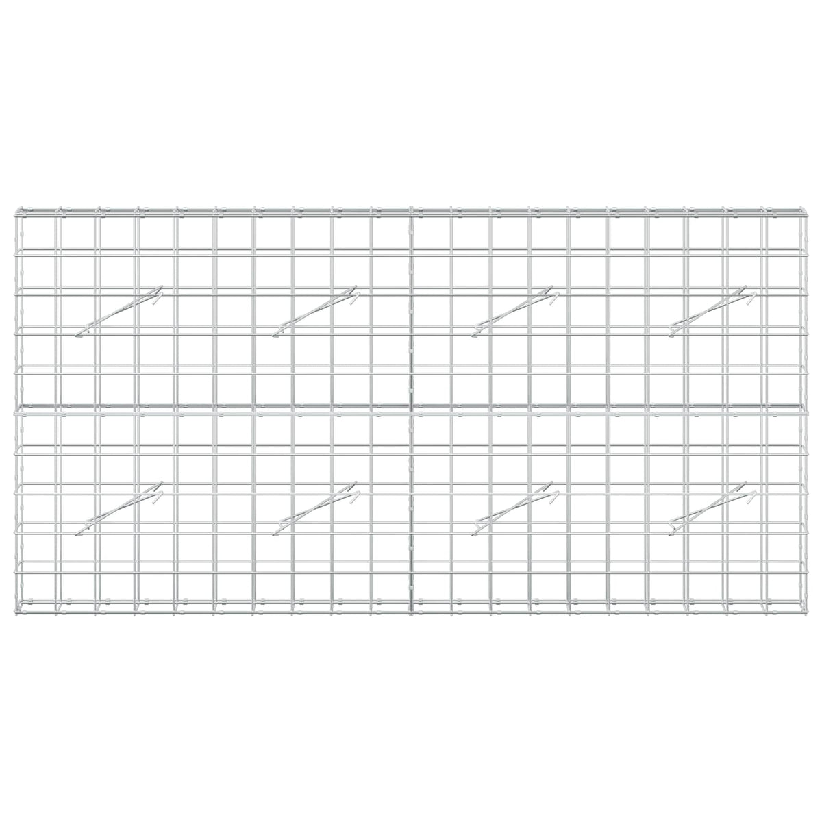 Gabion with 5 mm Wire and 10x10 cm Mesh 200x10x100 cm