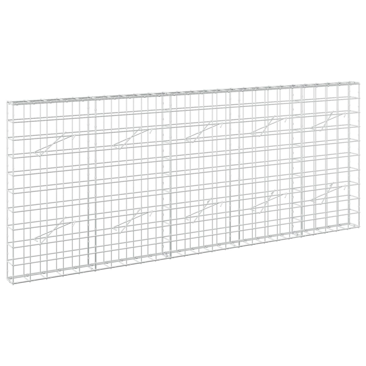 Gabion with 5 mm Wire and 10x10 cm Mesh 250x10x100 cm