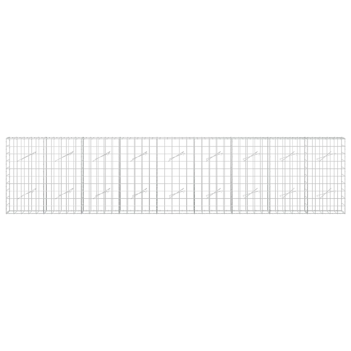 Gabion with 5 mm Wire and 10x10 cm Mesh 450x10x100 cm