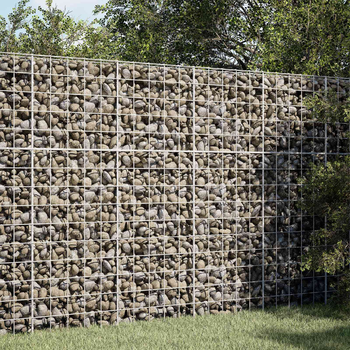 Gabion with 5 mm Wire and 10x10 cm Mesh 50x10x150 cm