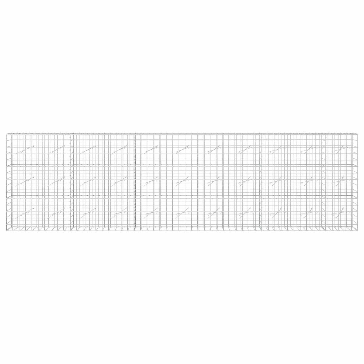 Gabion with 5 mm Wire and 10x10 cm Mesh 550x10x150 cm