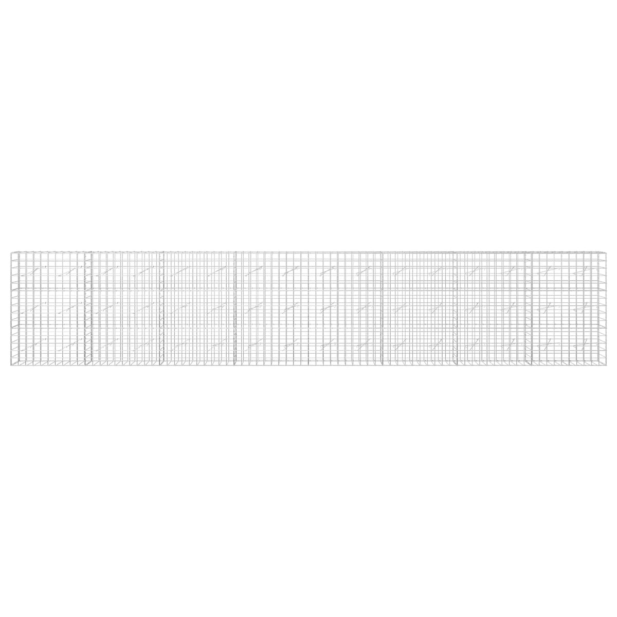 Gabion with 5 mm Wire and 10x10 cm Mesh 800x10x150 cm