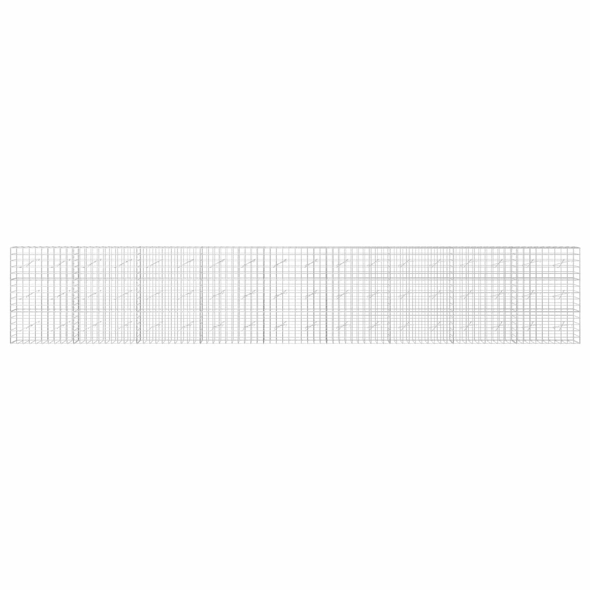 Gabion with 5 mm Wire and 10x10 cm Mesh 900x10x150 cm